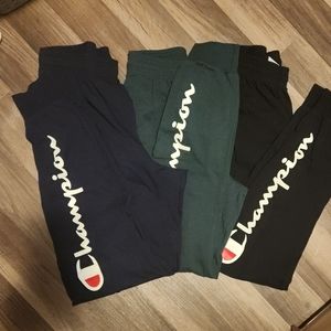 3 Pairs Mens Champion Joggers Size M